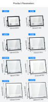 Lámpara De Calle LED Impermeable IP66 100W 200W Luz De Fosa Exterior Spot Luz De Pared Reflector De LED Para Exterior - details 1