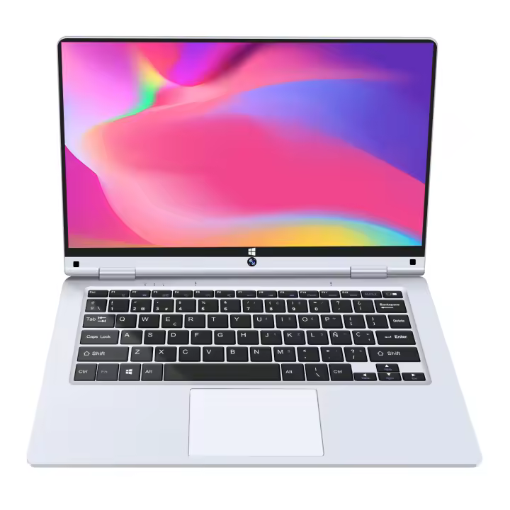 Portátil VANWIN Y116 Intel Celeron N4200, 8 GB de RAM, 256 GB de SSD, Pantalla de 11,6 ", Windows 11 Pro, Rotación de 360 Grados, Pantalla táctil,DDR4,Plata, - 1
