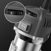 Máquina de recorte eléctrica de 6 velocidades, 800W, 33000rpm, fresado de carpintería, grabado a mano, enrutador de bordes de madera, recortadora, herramientas eléctricas para el hogar, bricolaje - details 7