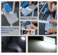 Lámpara LED Para Maletero De Coche 1Pcs Para Toyota RAV4 Prius Sienna Alphard Camry Harrier Lexus CT200h RX350 NX300h Luz De Equipaje Con 200lm Interfaz No Aplicable - details 13