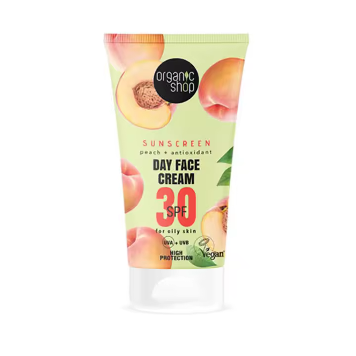 Organic Shop TIENDA ORGÁNICA PEACH CREMA FACIAL DE DIA SPF30 50ML - 1