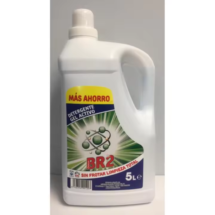 DETERGENTE GEL ACTIVO BR2 5L BR2 SIN FROTAR LIMPIEZA TOTAL - 1