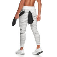 Pantalones Deportivos Casuales Para Hombres Algodón Fitness Entrenamiento Correr Pantalones Largos De Cintura Media Talla S a XXXL - details 29