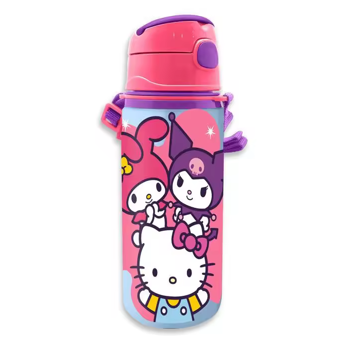 KIDS CANTIMPLORA ALUMINIO CON ASA 600ML CDU HELLO KITTY & FRIEND HELLO KITTY - 1