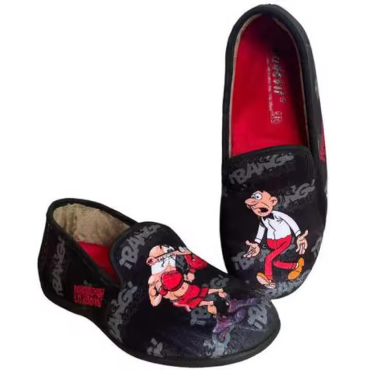 Rodevil zapatilla cerrada de casa para hombre 500 color negro - 1