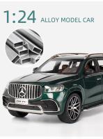Mercedes Benz GLS63 AMG Modelo De Coche De Aleación 1:24 SUV Simulación Con Sonido Y Luz Juguete Para Niños Regalos Sin Batería Material Plástico - details 2