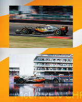 Modelo De Coche De Colección Bburago 1:43 McLaren F1 Team 2023 MCL60 Lando Norris 81 Oscar Piastri Aleación Juguete Serie Colección Regalo - details 2