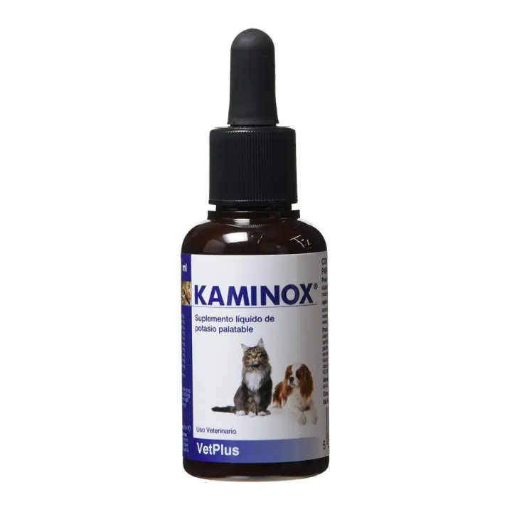 Vetplus Kaminox 120 Ml, Suplemento Nutricional Líquido Gatos Insuficiencia Renal - 1