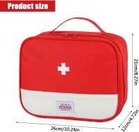 Kit de Emergencia - Bolsa Roja Portátil - Botiquín Médico de Emergencia Grande - Bolsas de Medicamentos Vacías - details 0