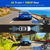 Cámara para coche de 2160P: 4 MP, ángulo de disparo de 170°, GPS, detección de colisiones, Wi-Fi, pantalla IPS de 1,5 pulgadas - details 8