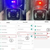 Cámara De Seguridad IP 4K 8MP Wifi Con Lente Dual Protección Impermeable Alarma De Luz Policia Video Vigilancia CCTV Montaje En Pared Grey - details 19
