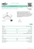 Fabrilamp - Ventilador Dc Bandido 59w Blanco 4aspas 107d 5900lm 3500-4000-6500k Remoto Y Temporizador | silencioso - details 0