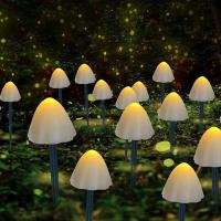 Luces De Hongo Solar Para Jardín Decoración De Fiesta En Camping Luces Faeiras De Paisagem Exterior Iluminação LED Contemporânea IP44 PVC - details 4