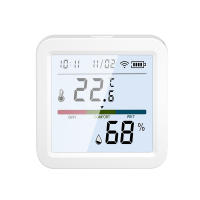 Sensor De Temperatura Y Humedad Inteligente ZigBee Tuya Con Pantalla LCD Iluminada Compatible Con Google Assistant Necesita Hub Tuya Zigbee - details 18