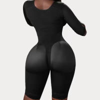 Fajas Colombianas De Compresión Completa Para Mujer Modeladora Postquirúrgica Entrenador De Cintura Figura De Sombra Underwear - details 3
