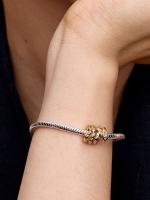 Pandora - Charm de serpiente enroscada - Baño de Oro de 14K - details 2