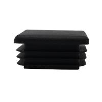 Tapones cuadrados de plástico negro Tapón de plástico cuadrado Tubo de tapa de extremo Silla Glide 10 piezas - details 2
