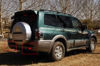 Reflector De Parachoques Trasero ANGRONG Para Mitsubishi Pajero Montero Shogun V73 V77 2002-2006 Luz Amarilla Y Roja Con Bombilla Halógena Incluida - details 7