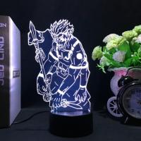 Lámpara De Noche Anime Jujutsu Kaisen Ryomen Sukuna Figura Con Luz LED 3D Regalo De Cumpleaños Iluminación Para Dormitorio - details 9