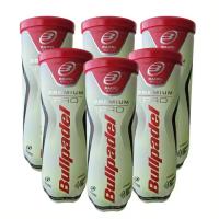 Bullpadel Premium Pro - Sixpack 18 Bolas de Padel (6x3)-alta durabilidad y resistencia. Pack 6 Botes de 3 pelotas - details 1