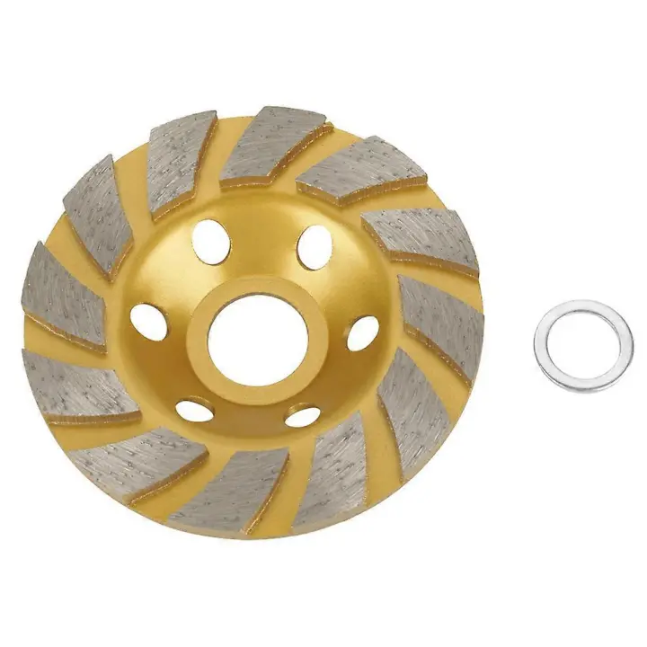 100mm*4.5mm Diamond Segment Grinding Wheel Disc 6 Holes For Marble Concrete Stone - 1