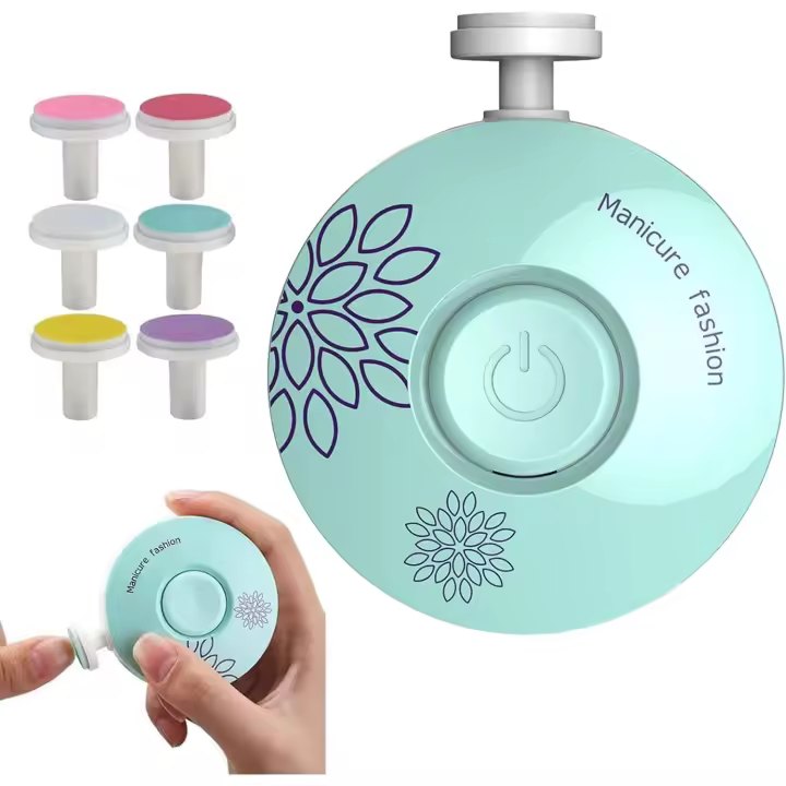 Juego de manicura y pulidor de uñas para recién nacidos, lima de uñas para bebés y niños, cortaúñas para bebés y niños pequeños, para uñas de los pies y de las manos - 1