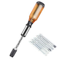 Juego De Destornilladores De 6 En 1 Con Mecha Multifuncional Herramientas Desechables De Acero De Aluminio Con Mango - details 2