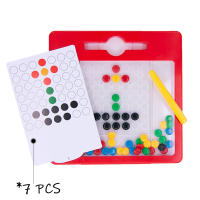 Tablero De Dibujo Magnético Para Niños Juguete Educativo Con Cuentas Magnéticas Coloridas Entrenamiento De Motricidad Finas Juego De Rompecabezas Para Educar a Niños Entre 3-6 Años - details 11