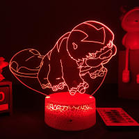 Lámpara LED 3D Anime Avatar La Última Airebender Figura De Noche Aang Zuko Iroh Toph Beifong Suki Decoración Para Habitación De Niños - details 7