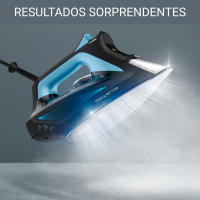 Rowenta Focus Excel, plancha de vapor DW5310 azul metalizado y negro, 2700 W, golpe de vapor de 180 g/minuto - details 0