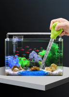 Sifón Para Acuario Pipetas De Limpieza Para Tanque De Peces Herramienta Simplicidad Para Cambio De Agua 29cm 54cm 30ml 50ml Plástico Negro Blanco Azul Verde - details 4