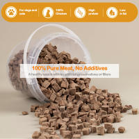 Snacks de Vaca Res Ternera Liofilizados para Perros y Gatos – 100% Naturales, Ricos en Proteínas, Sin Granos, Bajos en Grasa, Sin Aditivos Ternera - details 2