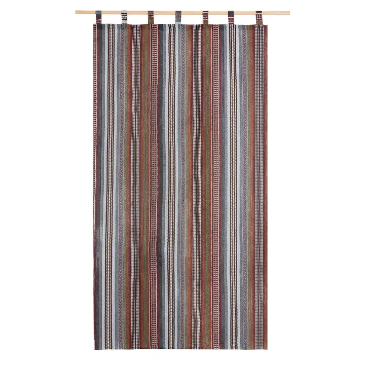 Cortina alpujarreña con trabillas RUSTICA Nº21 de 140x260 cm, Cortina de puerta exterior, de Lanovenanube - 1