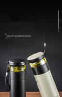 GIANXI Taza De Café De Acero Inoxidable 480ML Con Tapa Y Líner De Cerámica Aislante Para El Frío Botella De Agua Termo Para El Hogar - details 20