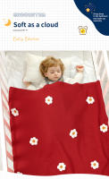 Manta de Bebe Tejida para recién nacido, ropa de Cama para Niño y Niña, edredón de 100x80cm, envolvent para cochecito infantil, Moda Super suave, Cuadros de Flores 3D bonitos - details 0