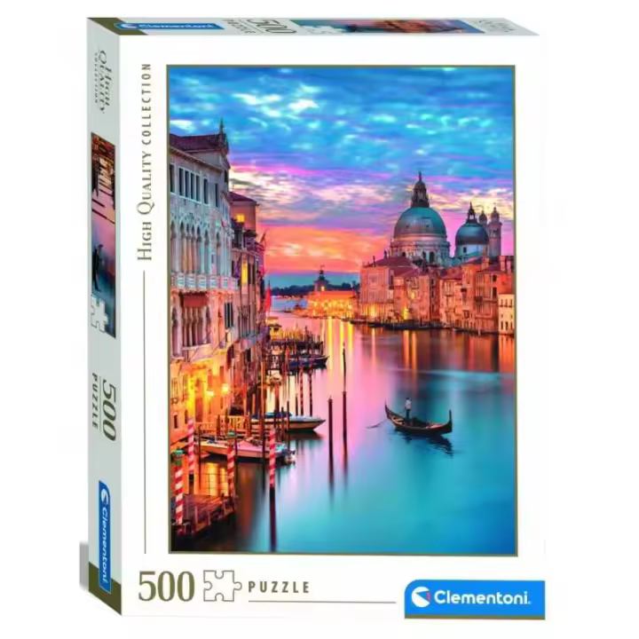 Puzzle 500 piezas Venecia Iluminada Clementoni - 1