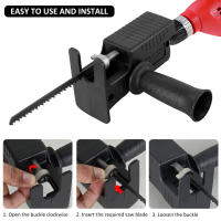 Adaptador De Sierra Recíproca Para Taladro Eléctrico 9 Piezas Para Corte De Madera Metal Plástico Convertidor De Taladro Eléctrico Herramienta Modificada Para Carpintero - details 5