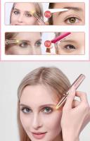 Afeitadora De Cejas Eléctrica Recargable Para Mujeres Mini Afeitadora Epilador Portátil En Forma De Pluma Cuchilla Para Rostro Material ABS - details 3