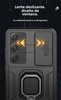 Funda De Cámara Antichoque Para Samsung S24 FE S23 Ultra plus Compatible Con Galaxy A15 A55 A13 A35 Con Soporte Magnético Y Anillo Protector Anti-Resbalón Anti-Scratch Matte - details 4