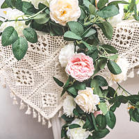 Guirnalda De Flores Artificiales Para Decoración De Habitaciones Jardines Bodas Showers De Bebés Arco Floristería - details 9