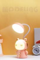 Lámpara Nocturna Recargable Con Modos De Iluminación Variados Protección Ocular Diseño Flexible De Tubo Culebrudo Dibujos Animados Lindos Lectura En La Mesa - details 5