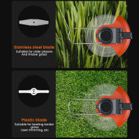 21V Adjustable Telescopic Handheld Cordless Grass Trimmer Electric Lawn Mower 2600mAh Rechargeable Lithium Battery Garden Tools - details 4