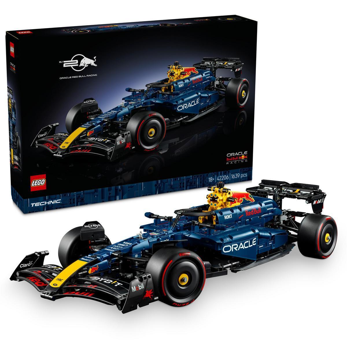LEGO 42206 Technic: Oracle Red Bull Racing RB20 F1, Maqueta de Coche con Suspensión, Dirección y Motor V6, Ideal para Fans de la Fórmula 1 y la Construcción