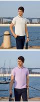 Camisa Polo De Verano Para Hombre Transpirable Y Fresca Con Costuras Manga Corta Talla S-4XL Camiseta Deportiva Absorbente De Sudor Estilo Casual - details 9