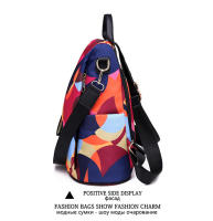 Mochila Multifuncional Antirrobo de Gran Capacidad Estilo Floral Correa de Hombro Arcuada - details 18