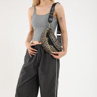 Bolsa De Cintura Para Mujer Con Estampado De Leopardo Bolso De Pecho De Moda Bolsa Cruzada De Hombro Sencilla Bolsa De Teléfono Para Dama - details 2