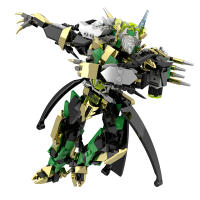 Juego De Construcción DIY Mecha Bloques Skibidi Toilet Green Titan Pencil Man Woman Martial God Para Niños Boys Christmas Gift - details 6