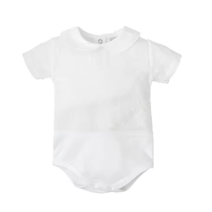 Body plumeti con cuello bebe mangas cortas babidu - 1
