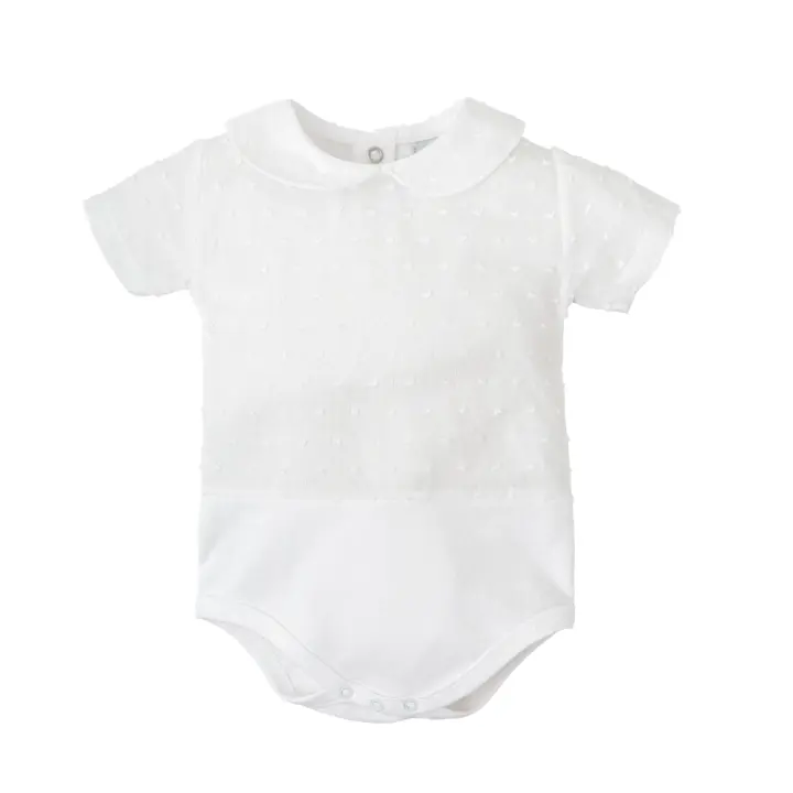 Body plumeti con cuello bebe mangas cortas babidu - 1