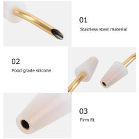 Extensión De Boquilla De Kettle De Camping Silicón Acero Inoxidable Portátil Para Caminatas Y Escalada Teapot Nozzle - details 7